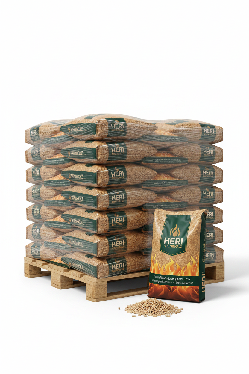 Granulés de Bois Premium : Haute Performance, Écologiques et 100% Naturels