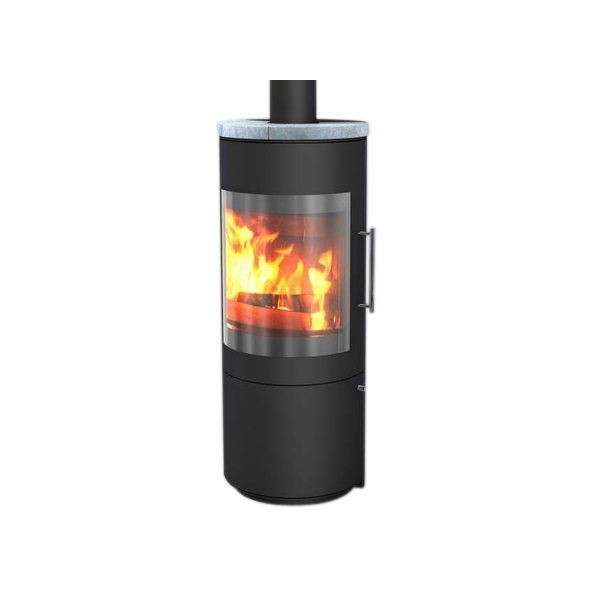 Poêle à Bois Hark 110 ECOplus 6KW Rond | Chaleur Efficace Design Panoramique